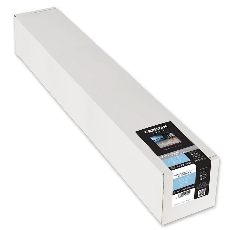 Somerset Enhanced W/Colour Rag 240gsm 1118mm X 12m Roll