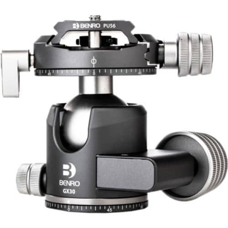 Benro GX30 Low Profile Ball Head, PU56 Plate