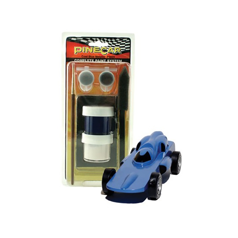Pine Car Complete Paint System, Cool Blue