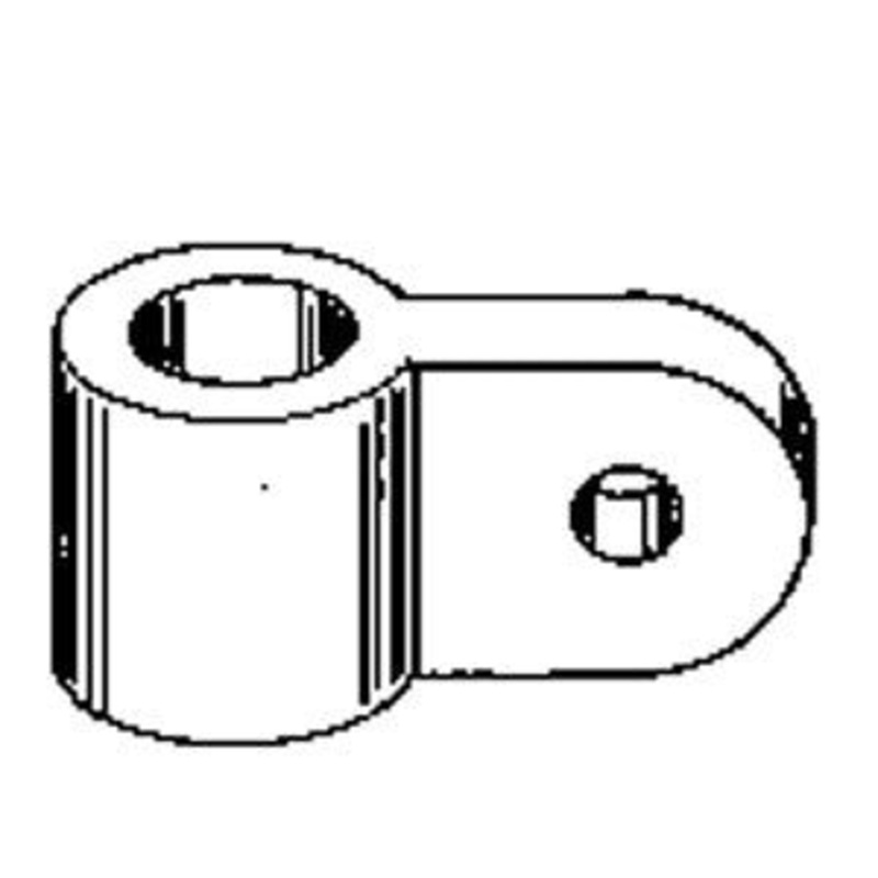 DU-BRO E/Z Adjust Nylon Horn Bracket Adjustable Control Horn Fittings (4/Pkg)