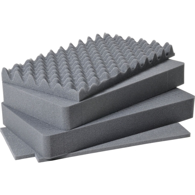 Pelican 1511 Four Piece Foam Set - for Pelican 1510 Carry on Case (Replacement)