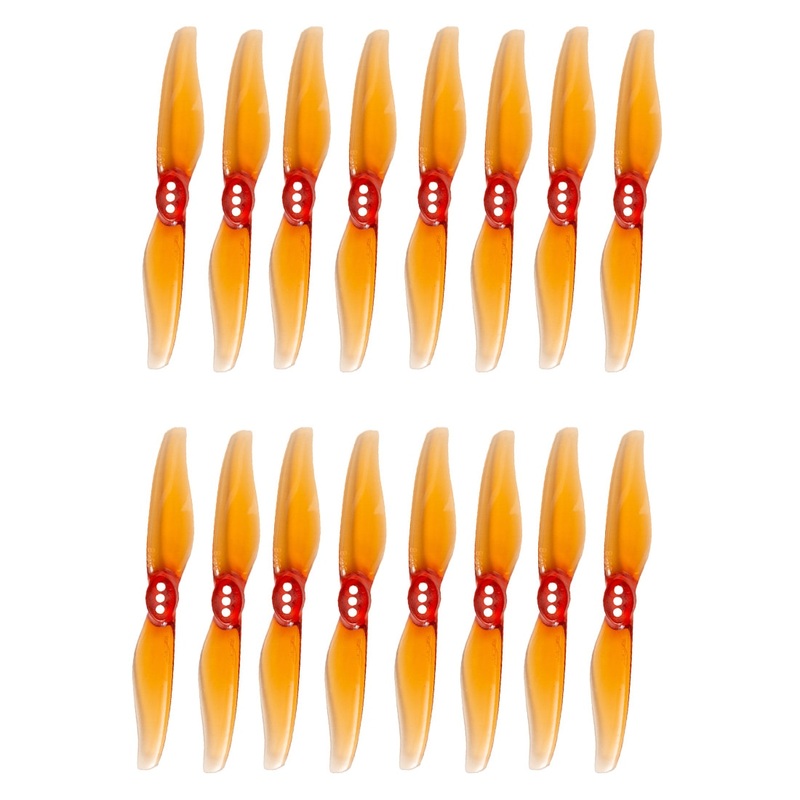 8 Pairs Gemfan Hurricane 3018 3x1.8 3 Inch 2-Paddle Propeller 1.5mm /2.0mm Hole T Mount for RC Drone FPV Racing Toothpick Frame 1.5mm Transparent