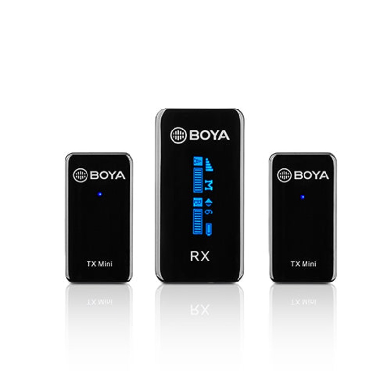 BOYA BY-XM6-S2 Mini 2.4GHz Dual Channel Wireless Microphone (1+2 with Mini TX)