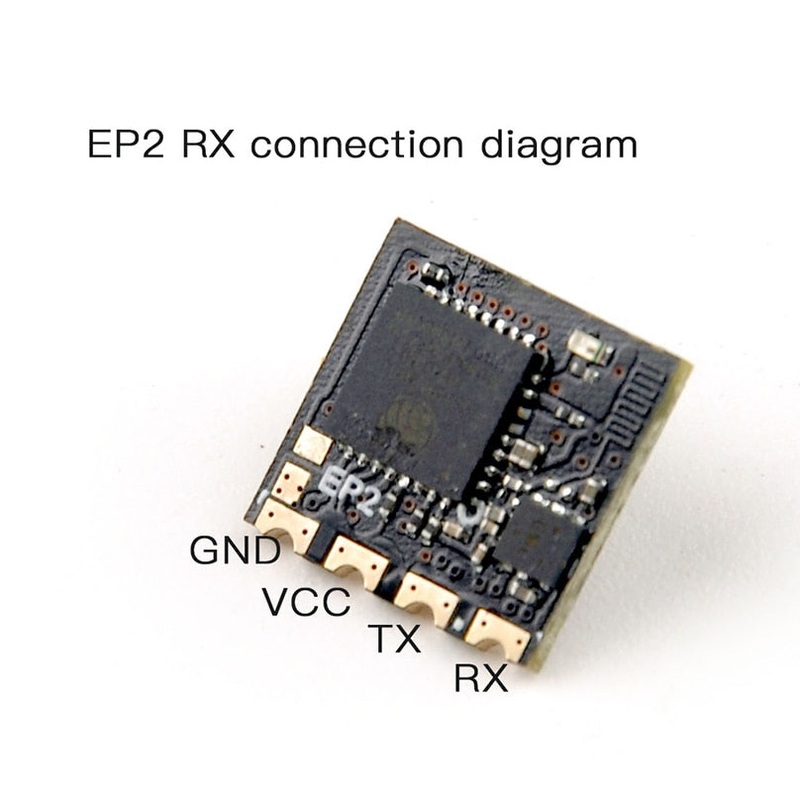 Happymodel EP2 RX /EP1 RX / ELRS PP 2.4GH RX SX1280 EXPRESSLRS Nano Long Range Receiver + Omnidirectional Antenna For TBS Tracer EP1 Receiver