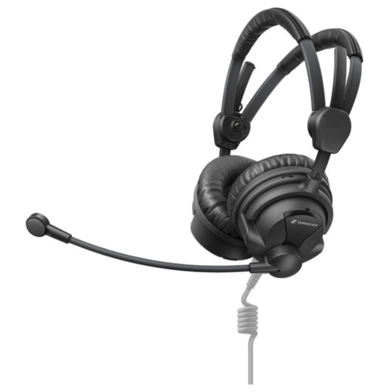 Sennheiser HME 26 Dual-Ear On-Ear Broadcast Headset with Condenser Microphone (No Cable)