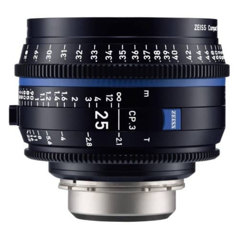 Zeiss CP.3 25mm T2.1 Feet Compact Prime Cine Lens for PL Mount