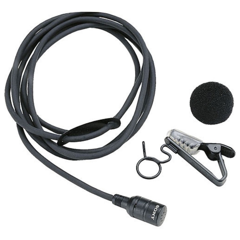 Sony ECM-44BMP Omnidirectional Lavalier Microphone with 3.5mm Locking Mini Jack for Sony Transmitters