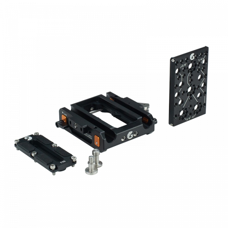 Bright Tangerine LeftField 3 Sony FS7/FX9 QR Baseplate