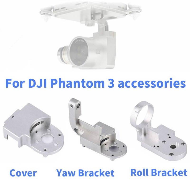 Gimbal Yaw Arm Replacement YAW Bracket ROLL Bracket Gimbal Repairing Parts for Phantom 3 Advanced / Standard