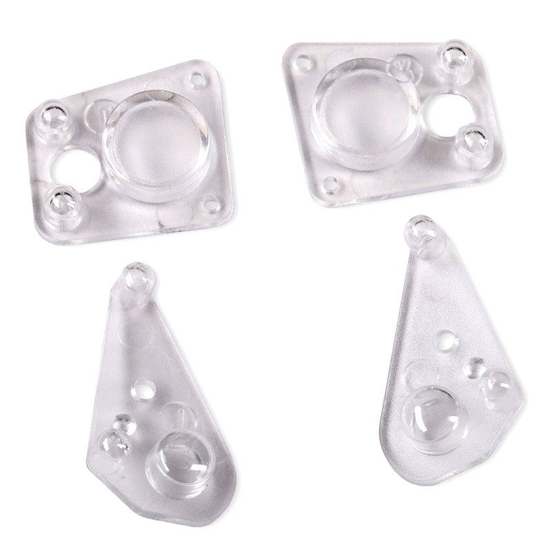 LED Lenses, Headlight (2), Tail Light (2) (fits #9712 body): 9719