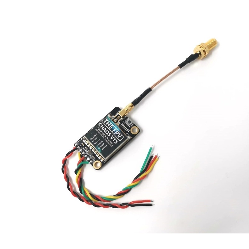 TheFPV Chaos VTX V2 Video Transmitter (25-1200mW, 2-6S, VTX Telemetry / Control, MMCX/SMA)