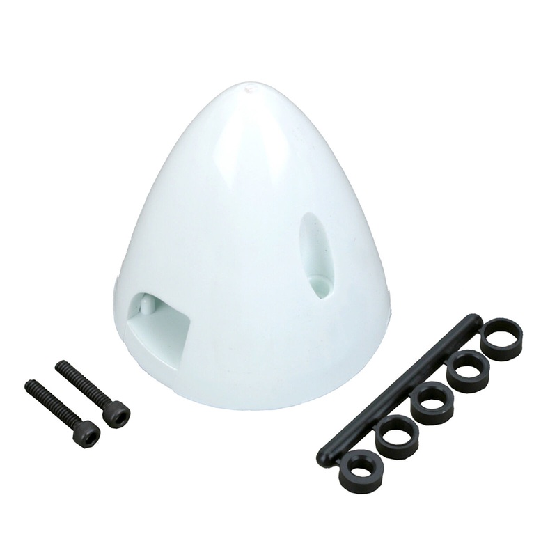 Spinner, 4 Pin, 2-1/4", White