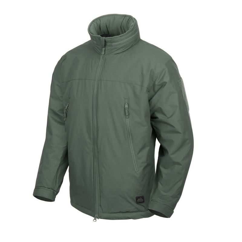 Helikon Evel 7 Jacket with Climashield Apex in Alpha Green and Olive