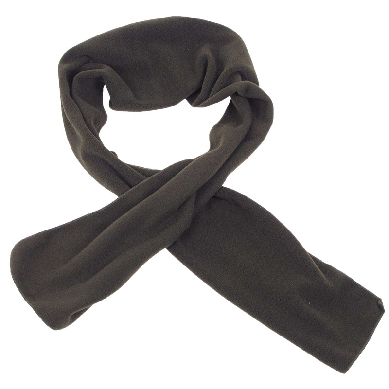 MFH Olive Fleece Scarf 63"x10"
