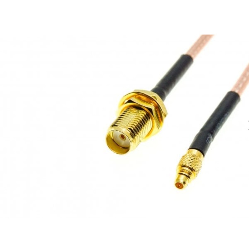 MMCX to SMA-F RF straight extension cable