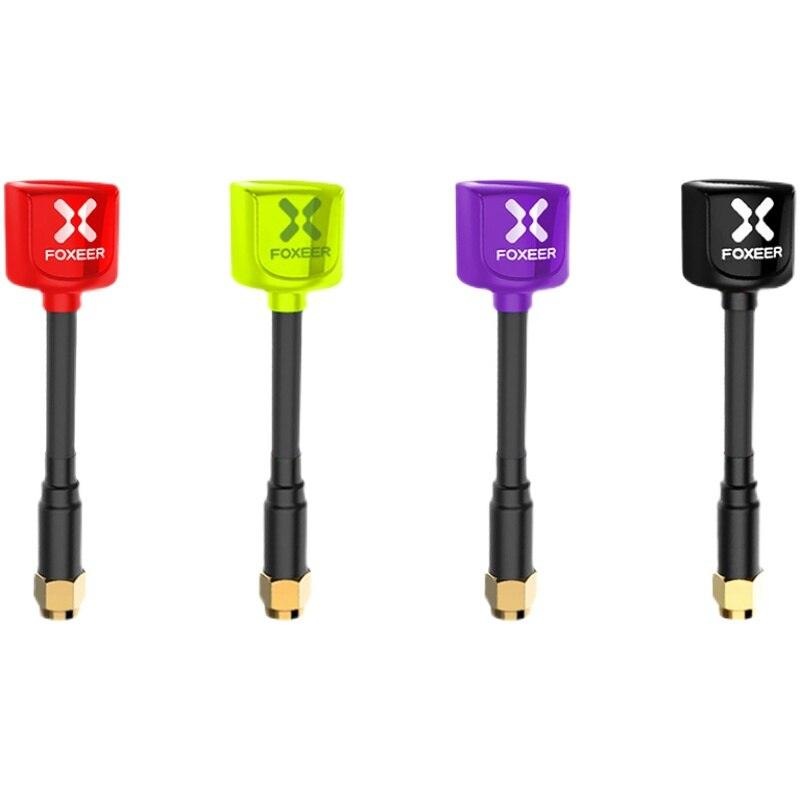 Upgraded Version Foxeer Antenna MICRO Lollipop V4 FPV Antenna 5.8G 2.3Dbi Omni RHCP SMA RPSMA UFL MMCX For FPV Racing Drone 1PC SMA Red
