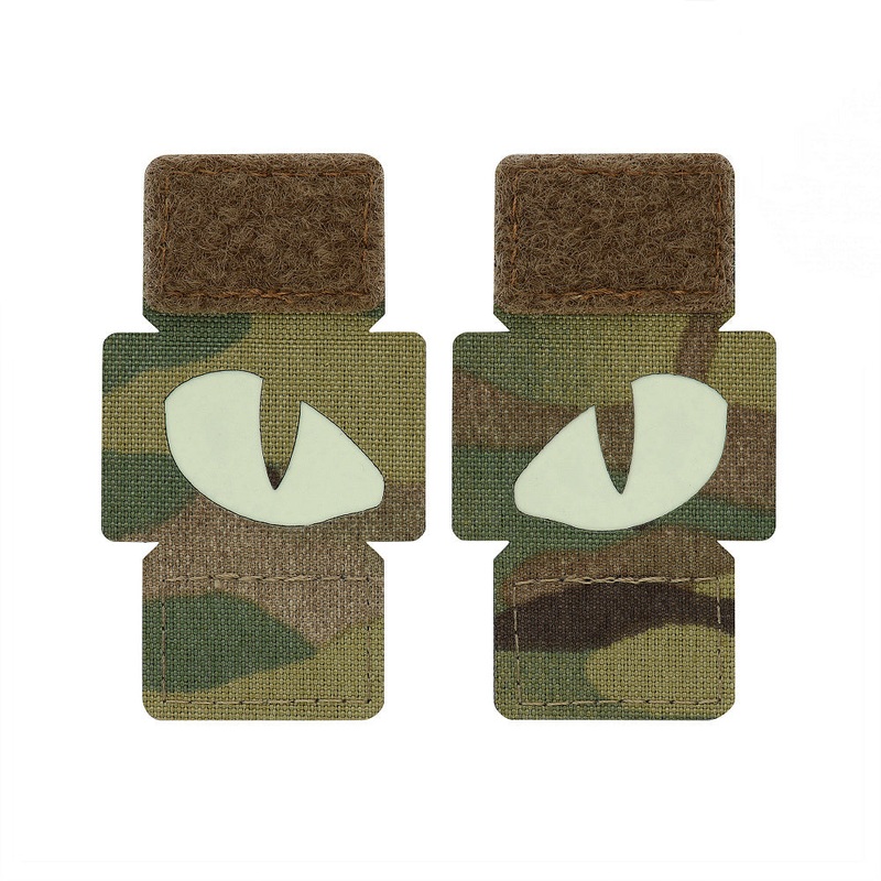 M-TAC Laser Cut Tiger Eyes Patch Pair in Multicam