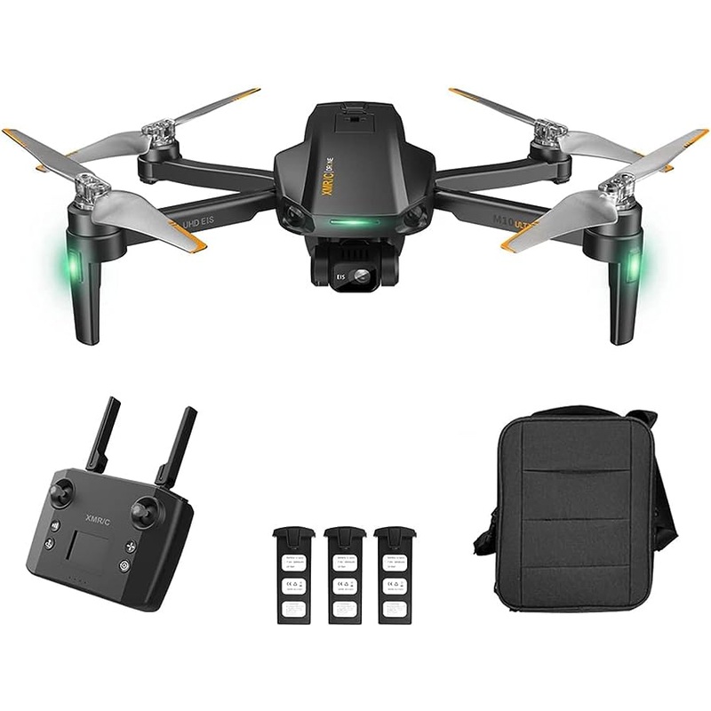 M10 Drone - Profesional GPS 3-Axis EIS TF 4K HD Quadcopter 5KM Remot Control Aircraft Brushless Motor Professional Camera Professional Camera Drone DM10Ultra
