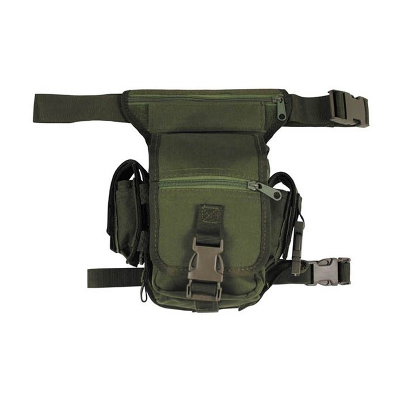 MFH Rugged Thigh Bag in Olive Green