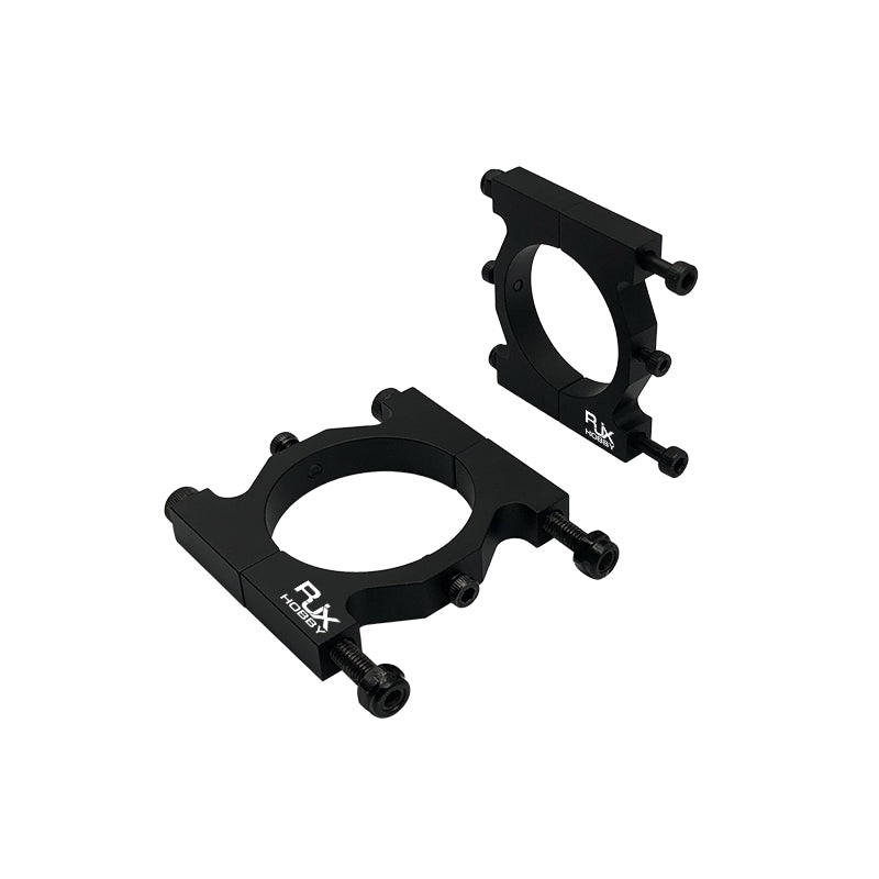 RJX Aluminum Alloy Tube Clamp Fixture Clip Pipe Bracket 16/20/22/25/30/35/40mm 1pc