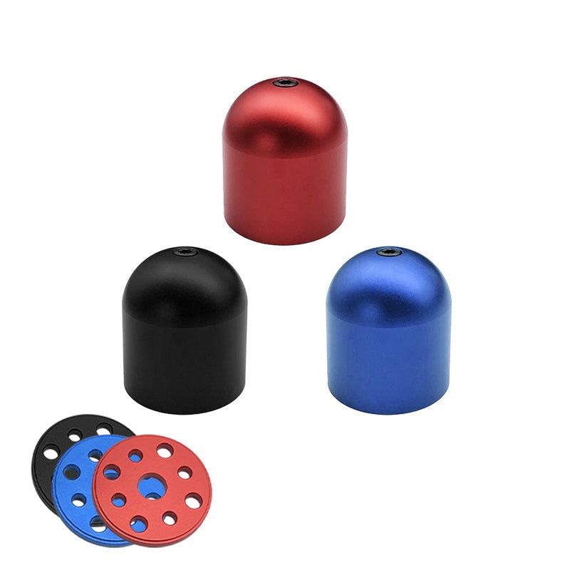 RJXHOBBY 1.75in/45mm Propeller Fairing Spinner Cover, 50mm Height, 10mm Bore for DLE 30/55 Engines Black