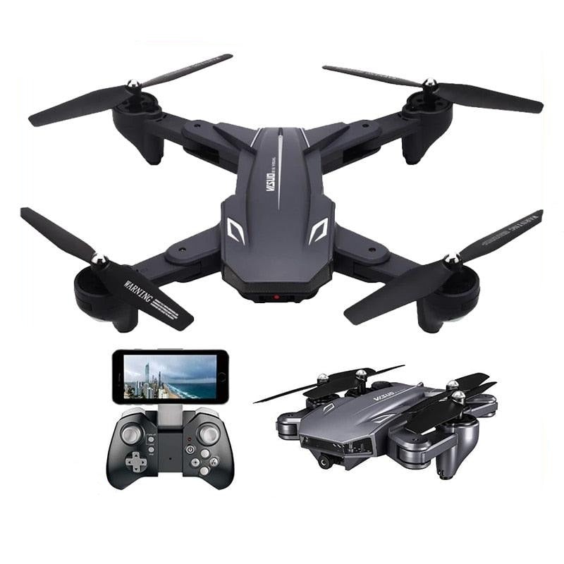 Visuo XS816 RC Drone - 50 Times Zoom 4K Dual Camera WiFi FPV Optical Flow Quadcopter Foldable Dron XS816 4K 1B FB