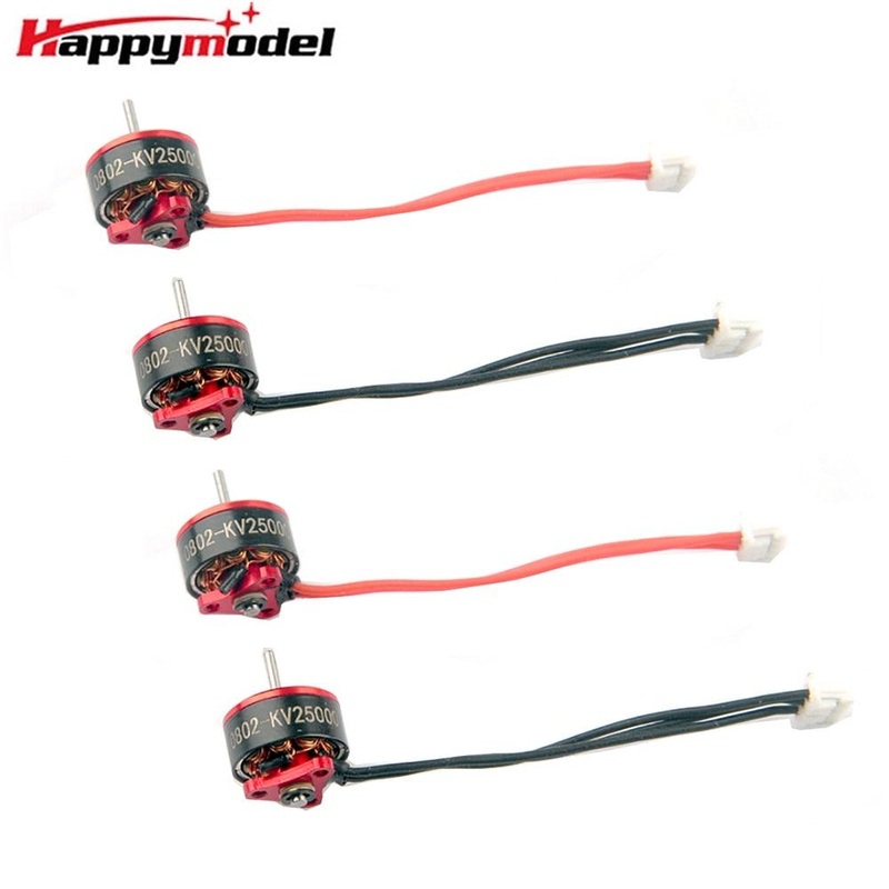 4PCS Happymodel SE0802 1-2S 16000KV 19000KV 22000KV 25000KV Brushless Motor for Mobula7 Snapper7 RC Drone Multicopter Part 4PCS 16000KV