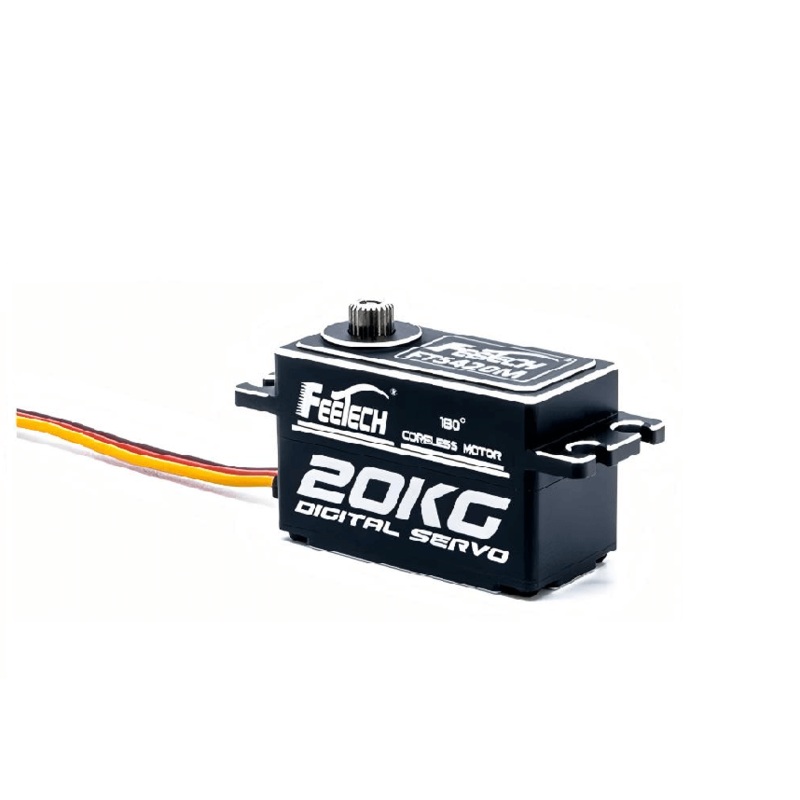 FEETECH FT5420M Servo Motor, 180 Steel Gear Coreless Digital, 22.5kg.cm Peak Stall @ 8.4V, 0.095sec/60