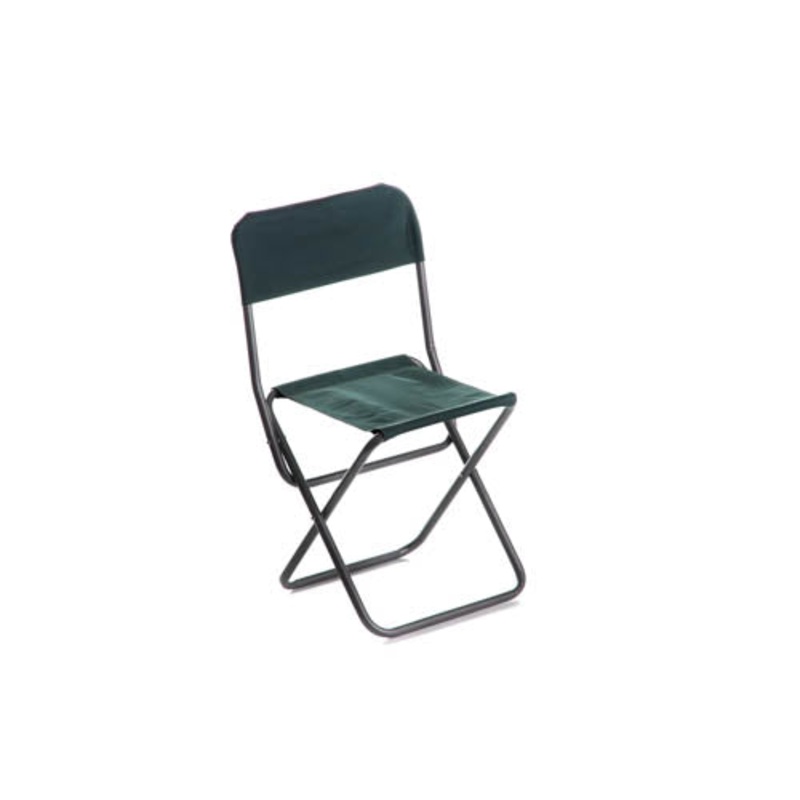 Folding Fishing Chair with Backrest, 23x30x63cm, Durable and Lightweight
