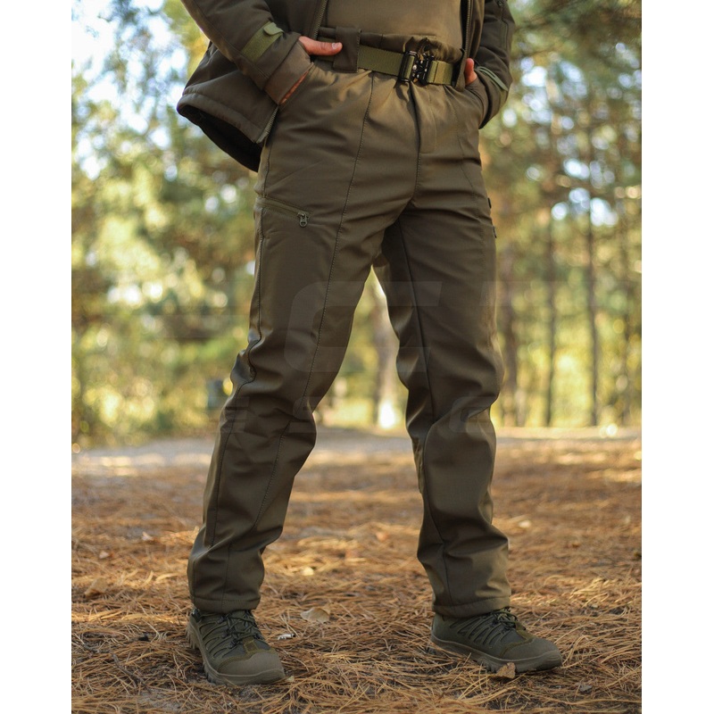 Hunter Softshell Winter Pants in Khaki