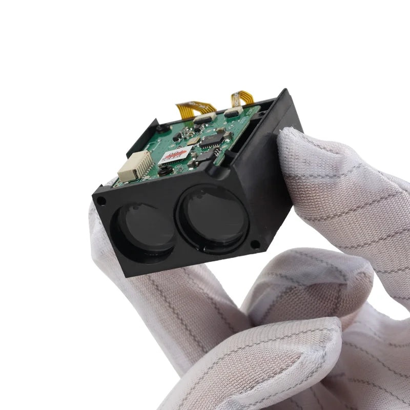 Meskernel PTFS-400 Mini Square Laser Distance Sensor Infrared Range Finder Module, 3400 m TOF, 905 nm, RS232/RS485/TTL/USB/Bluetooth