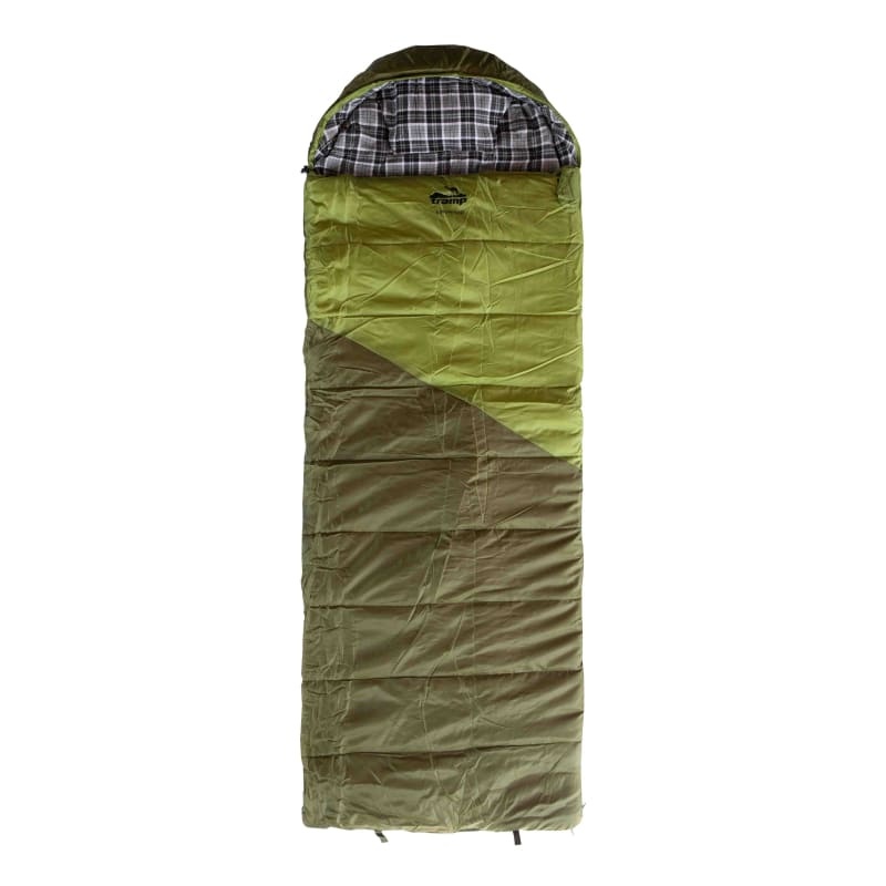 Tramp Kingwood Long Sleeping Bag Right Zip Dark Olive/Grey 230x100 cm