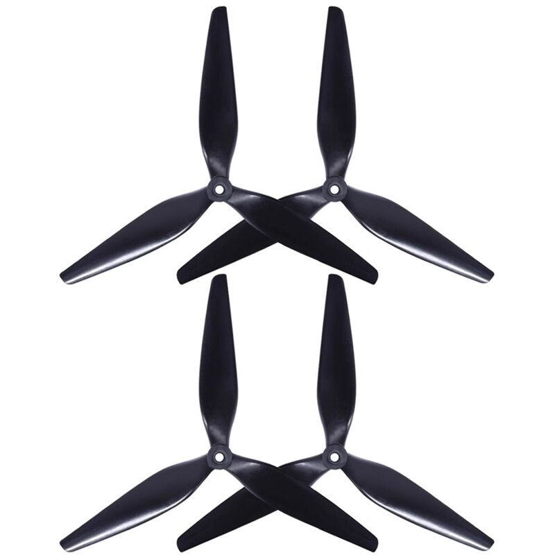 1/2Pairs HQPROP 8X4.5X3 Propeller - 8045 3-Blade CW/CCW Nylon Props For RC FPV Multirotor Drone Quadcopter Airplane Cinelifter 1 PAIRS