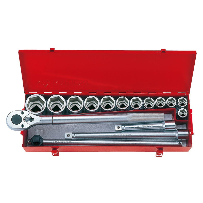 16-Piece 3/4" Tool Set in Metal Case