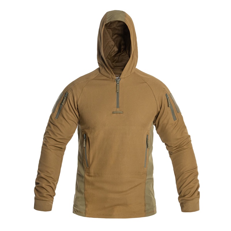 Helikon Range Hoodie TopCool - Coyote and Adaptive Green