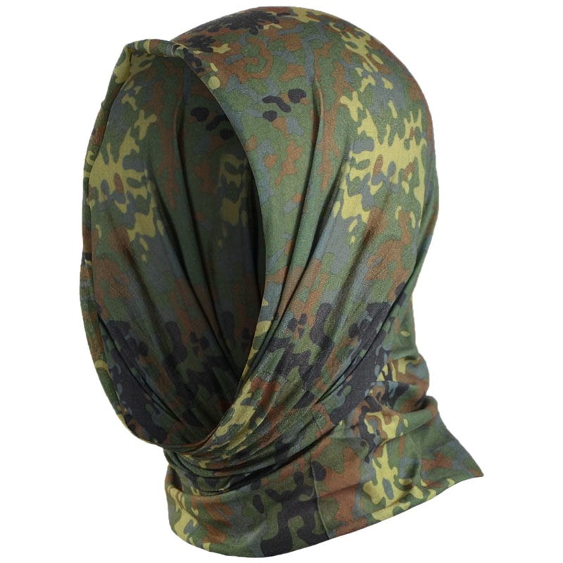 MI-TEC Multifunctional Headgear in Flecktarn Pattern