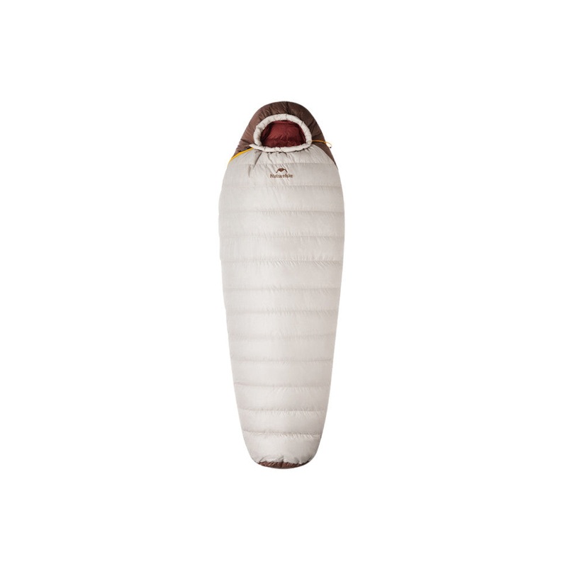Naturehike Snowbird Down Sleeping Bag, Size L, Brown, 400g