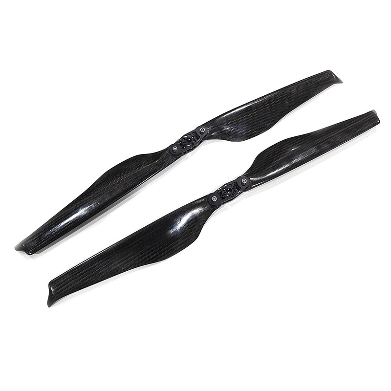 Quite 28 x 9.2'' Fold Propeller Carbon Fiber + PMI Aviation Bubble Composite Carbon Prop Lightweight