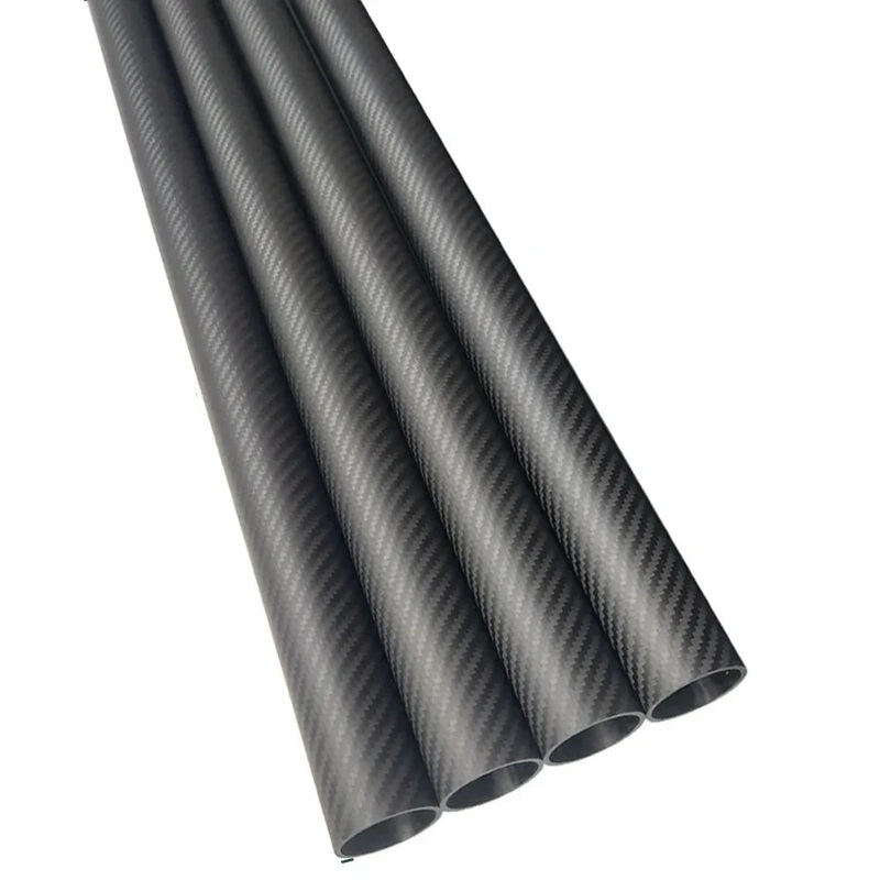 2pcs 500mm Carbon Fiber Tube - High Composite Hardness Material 3K Twill Matte OD4-30mm Pipes Drone Arm For Plant Protection Aircraft 2pcs 7x5x500mm