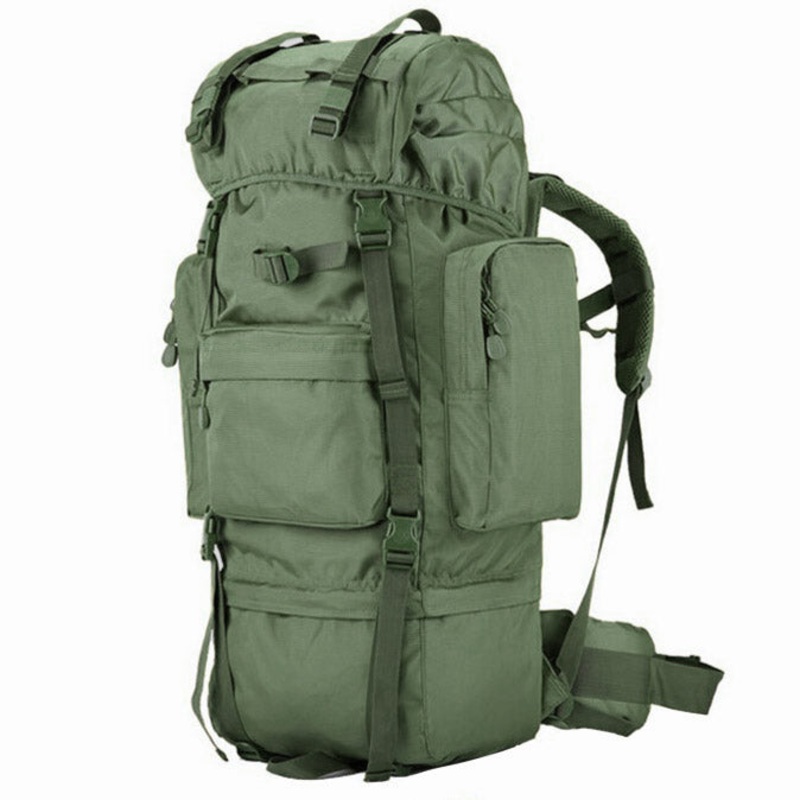 75L Olive Field Backpack with Frame