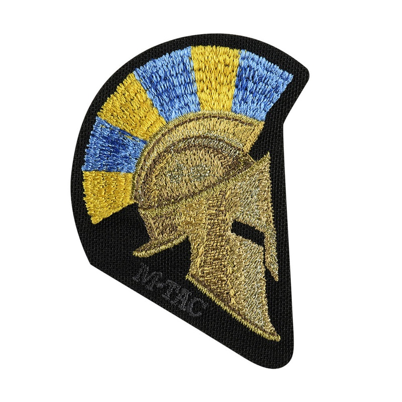 M-Tac Partan Helmet UA Patch (Embroidered) - Black