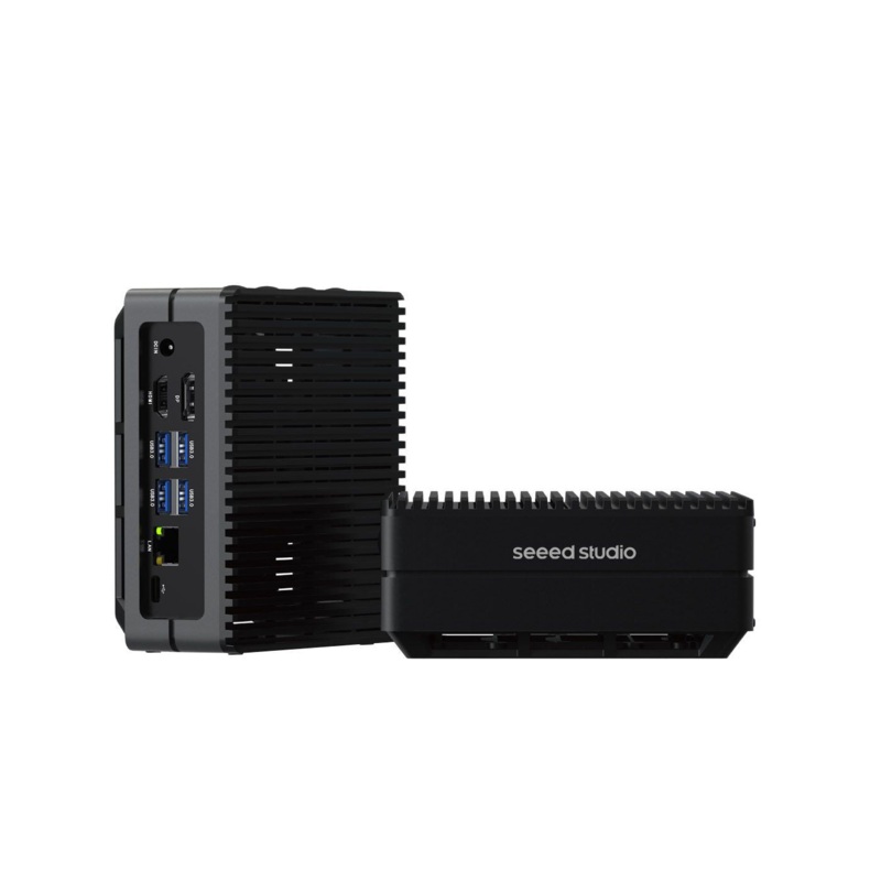reComputer J2022 (w/o power adapter) Edge AI Computer with NVIDIA Jetson Xavier NX 16GB, 128GB NVMe SSD, 21 TOPS, HDMI/DP