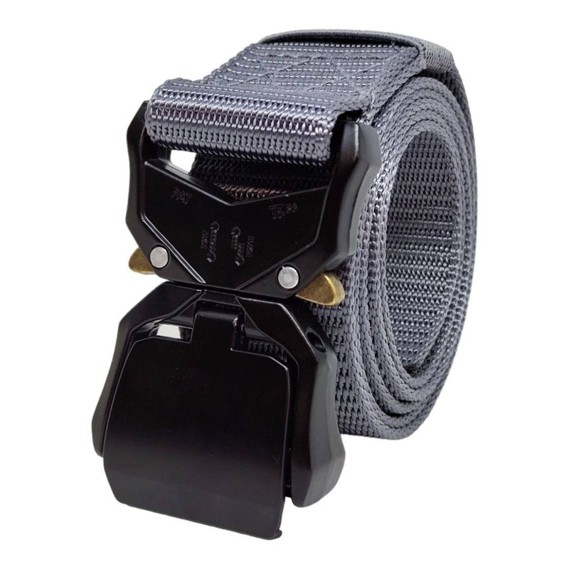 Cobra Belt with Reinforced Buckle in Gray