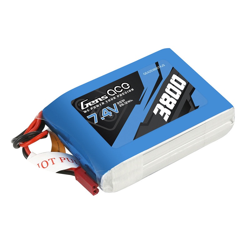 Gens ace 3800mAh 2S 7.4V TX LiPo Battery Pack JST-SYP Plug for QX7 Transmitter
