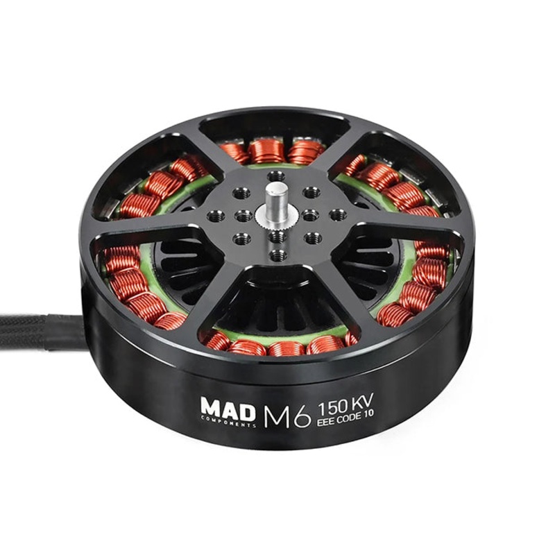 MAD M6C10 EEE 150KV 200KV 250KV 300KV High Efficient Drone Quadcopter Multi-copter Brushless Outrunner Motor 150KV