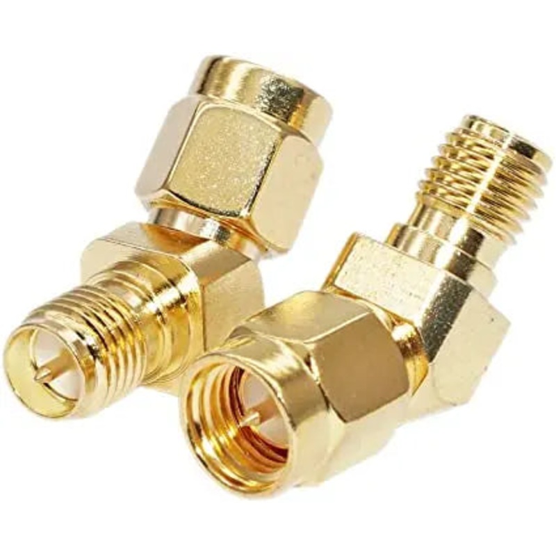 SMA-SMA and RP SMA-SMA 45 Degree Connector For Fatshark Goggles and Analog Goggle Module
