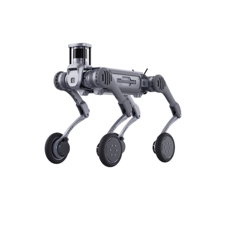 Unitree B2-W Industry Grade Quadruped Robot Dog with Wheels Basic B2-W Kit with Battery, Navigation Kit