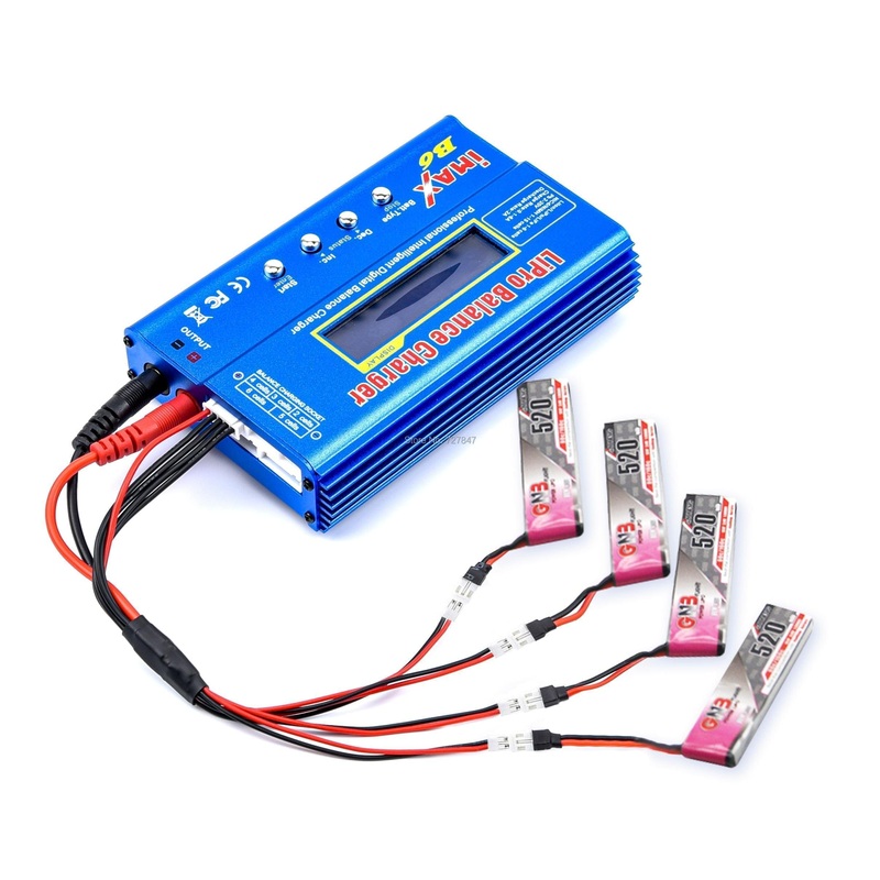 1S Lipo Battery PH2.0 51005 Power Charging Cable Wire 4mm Banana Plug for Gaoneng BetaFPV RC FPV Drone IMAX B6 B6AC Charger 1 for 3 PH2.0