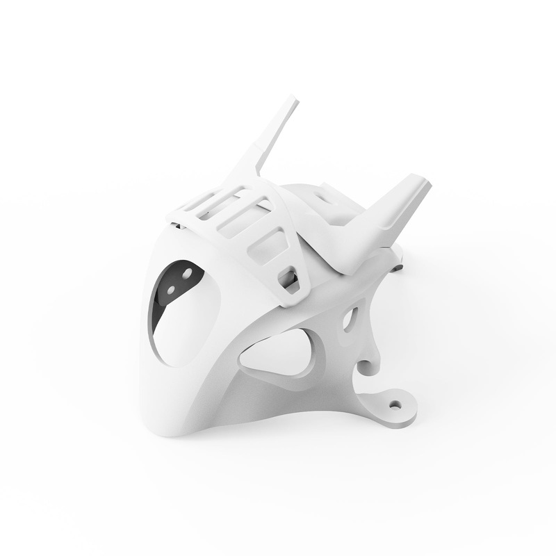 BetaFPV Micro Canopy for HD Camera - 0-45 Tilt Nano FPV Camera Mount, 14mm, P1/M03 VTX White