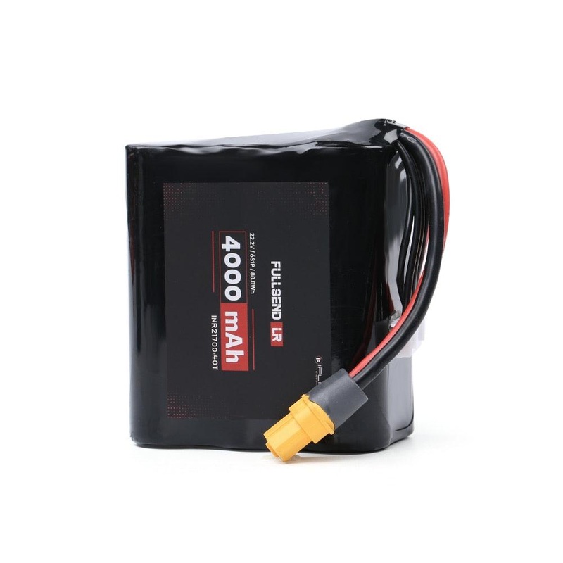 iFlight FULLSEND 6S 4000mAh Battery - 6S1P 22.2V Li-Ion LR INR21700-40T Battery with XT60H Connector FPV Drone Battery 6S 4000mAh 22.2V